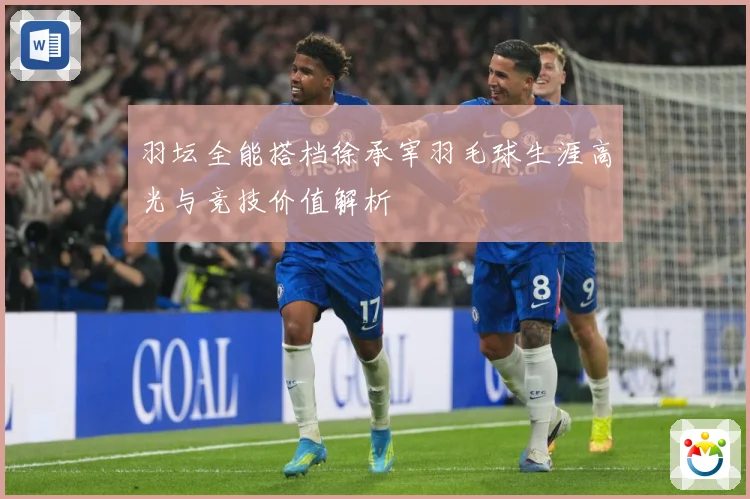 羽坛全能搭档徐承宰羽毛球生涯高光与竞技价值解析